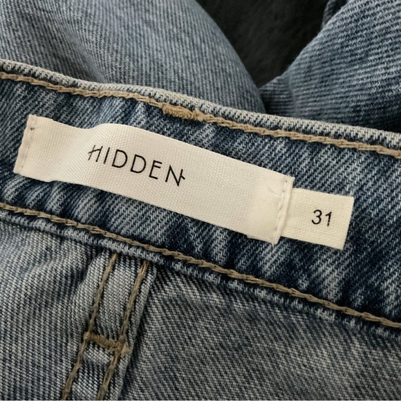 Hidden Logan Carpenter Wide Leg Dad Jeans Sz 31 NWT - Picture 11 of 12